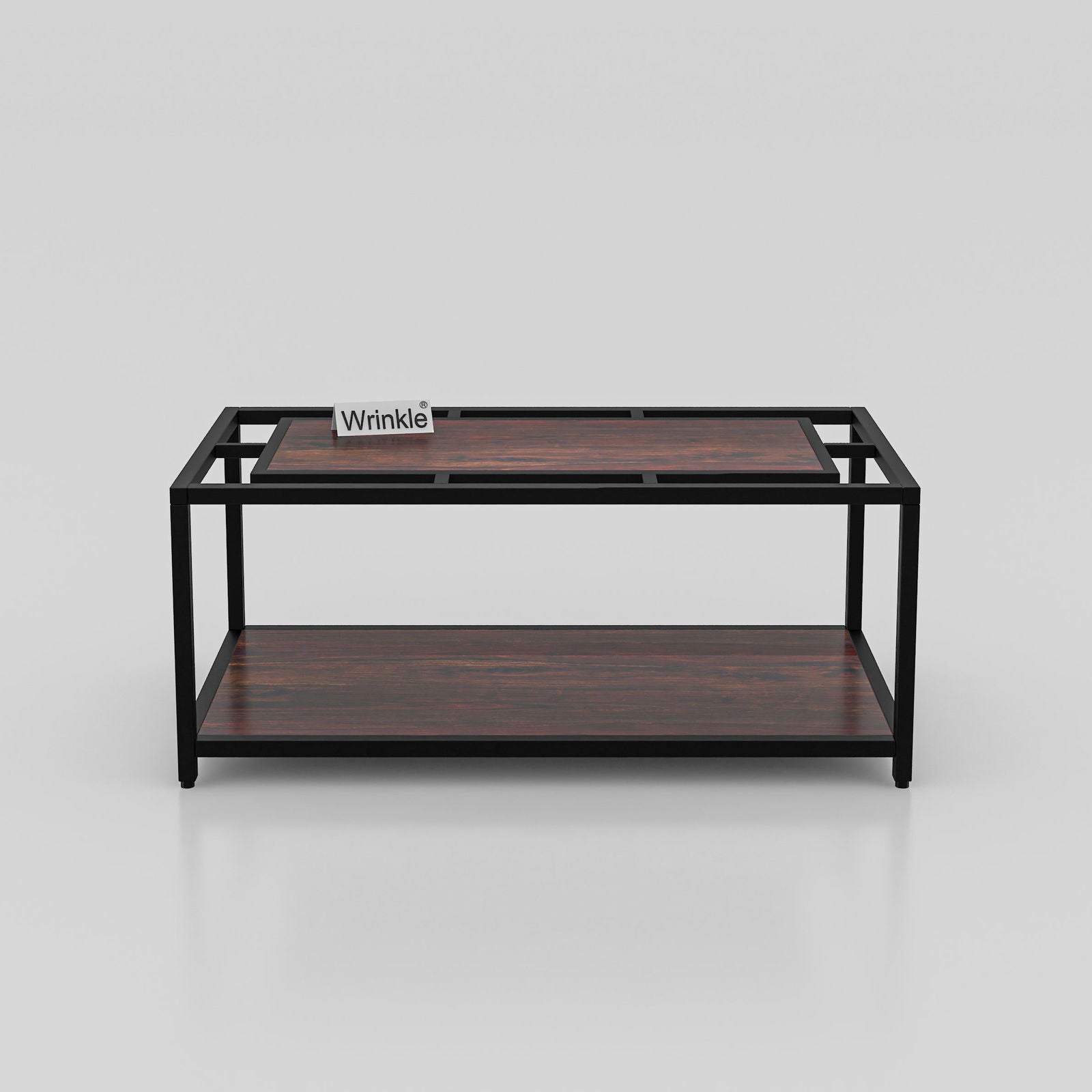 Imperial iron Coffee Table (walnut top in Sheesham Wood ) - Furnishiaa -  -